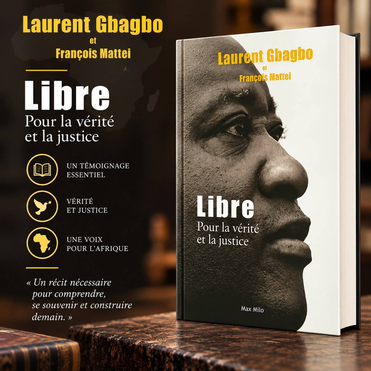 Couverture de Libre : Pour la vérité et la justice