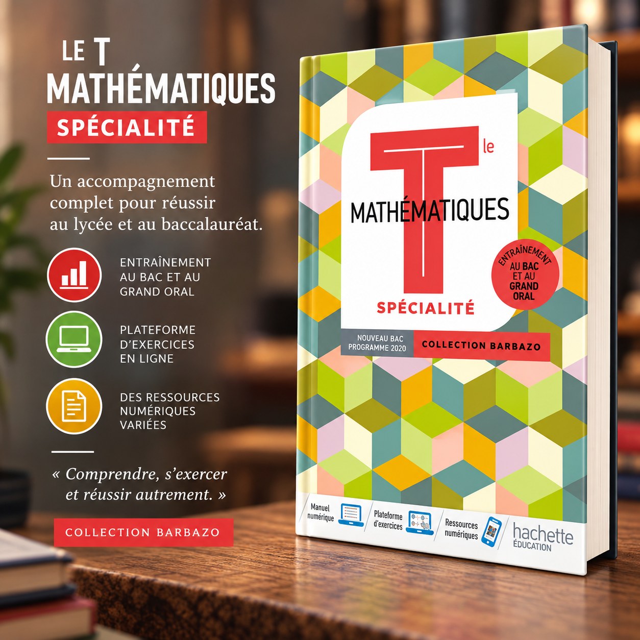 Couverture de Mathématiques Tle – Spécialité