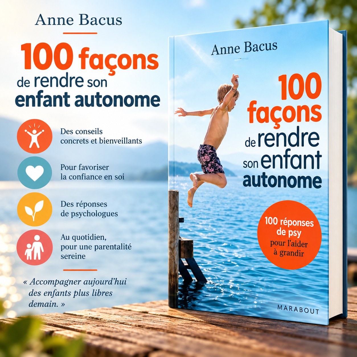 Couverture de 100 façons de rendre son enfant autonome