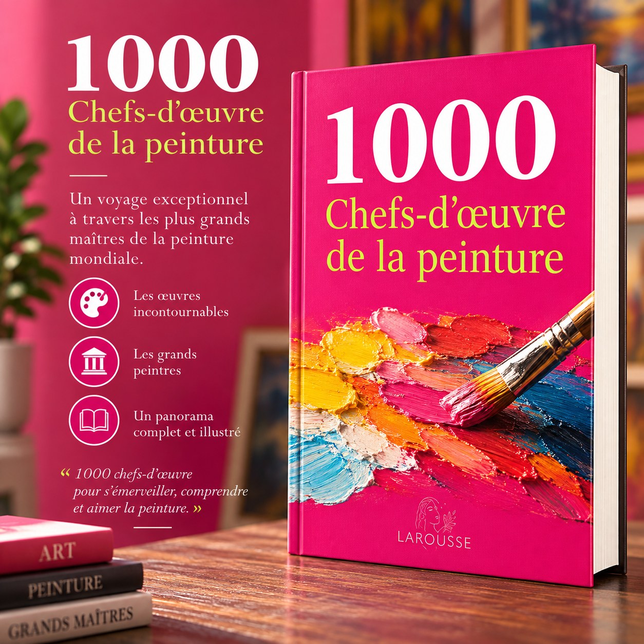 Couverture de 1000 Chefs-d’œuvre de la peinture