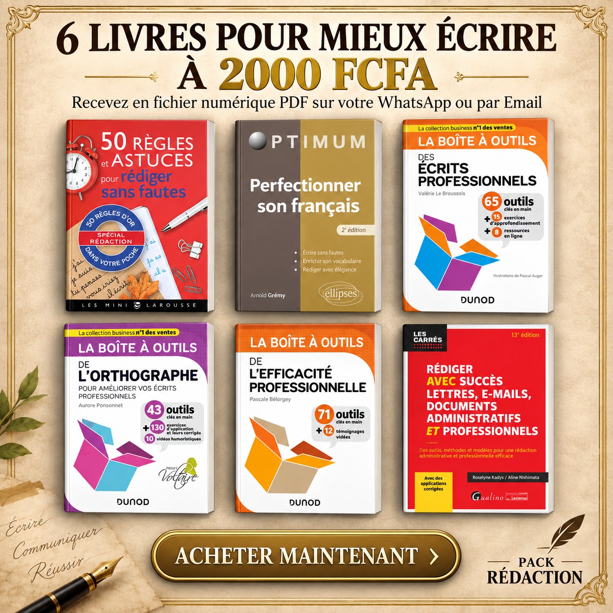 Couverture de Pack professionnel