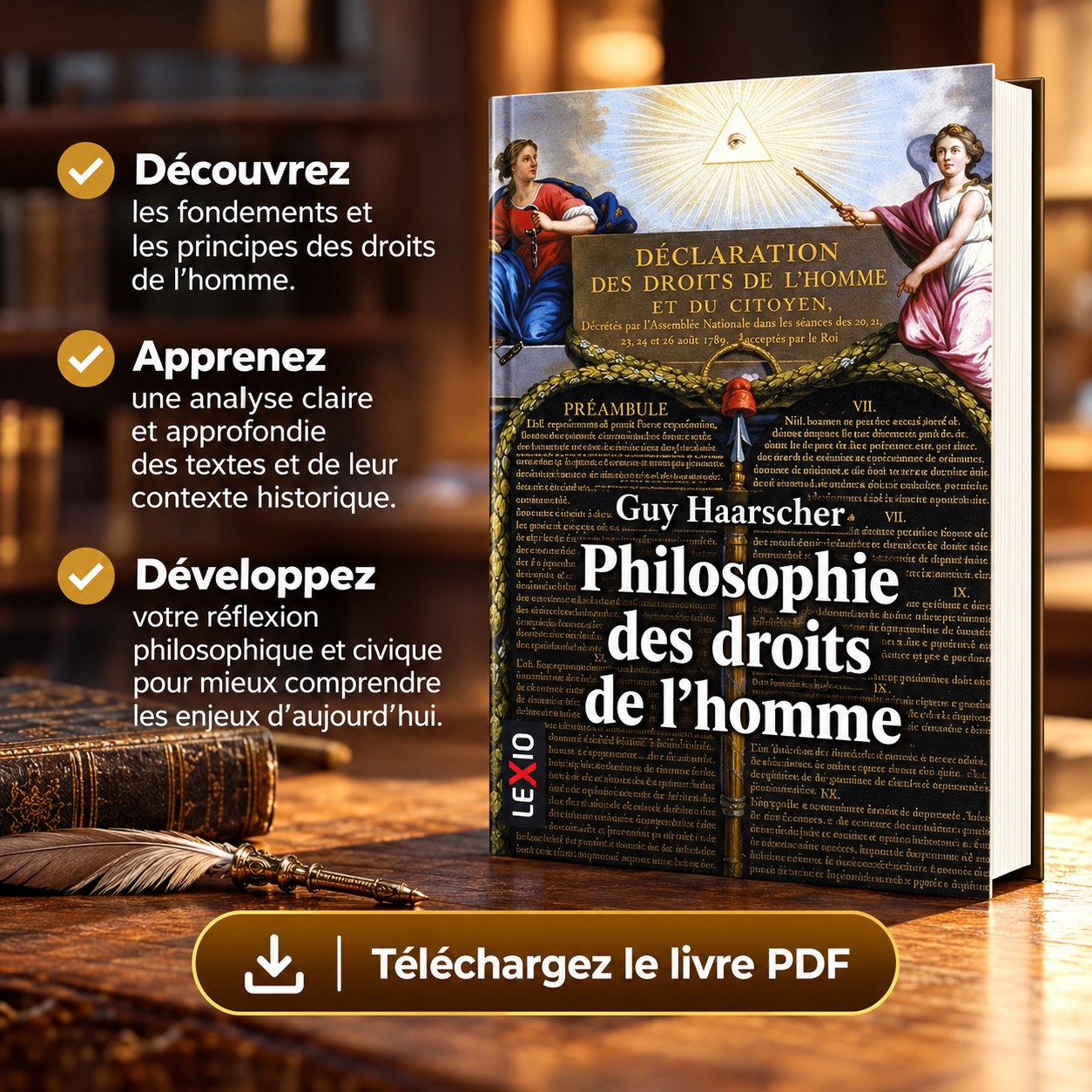 Couverture de Philosophie des droits de l'homme