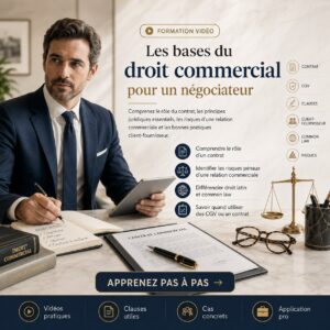 Les bases du droit commercial pour un négociateur
